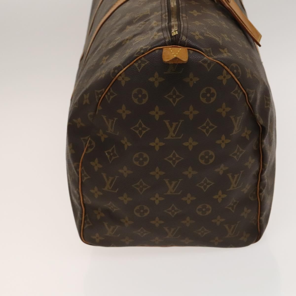 Louis Vuitton Keepall Bag Monogram Canvas, BROWN, CANVAS, Travel bag