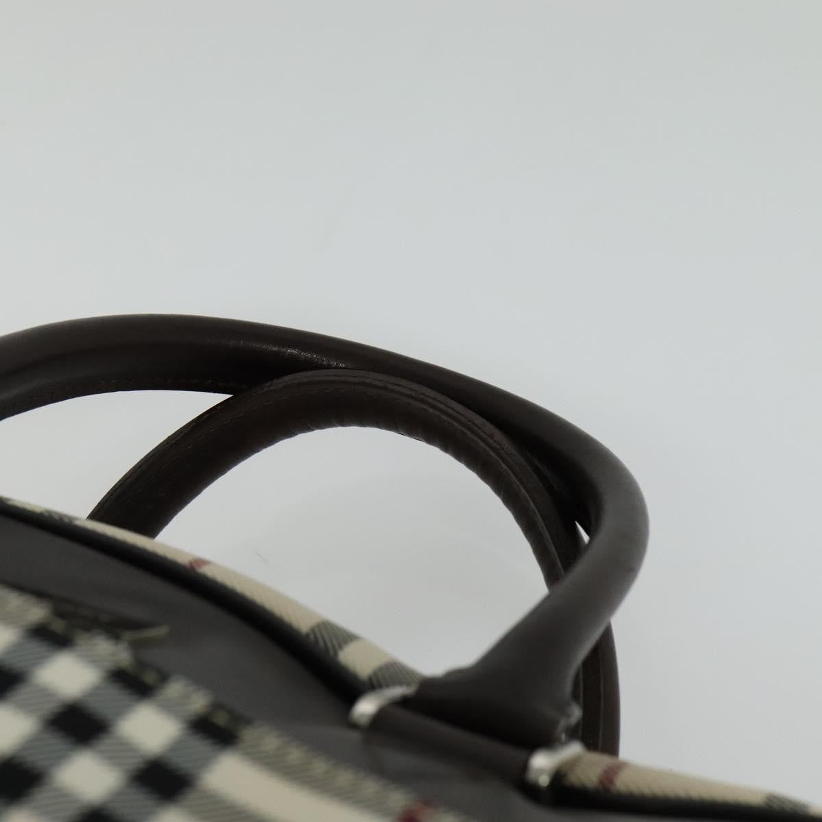 Burberry Nova Check Bowling Bag Canvas, BEIGE, NYLON, Travel bag