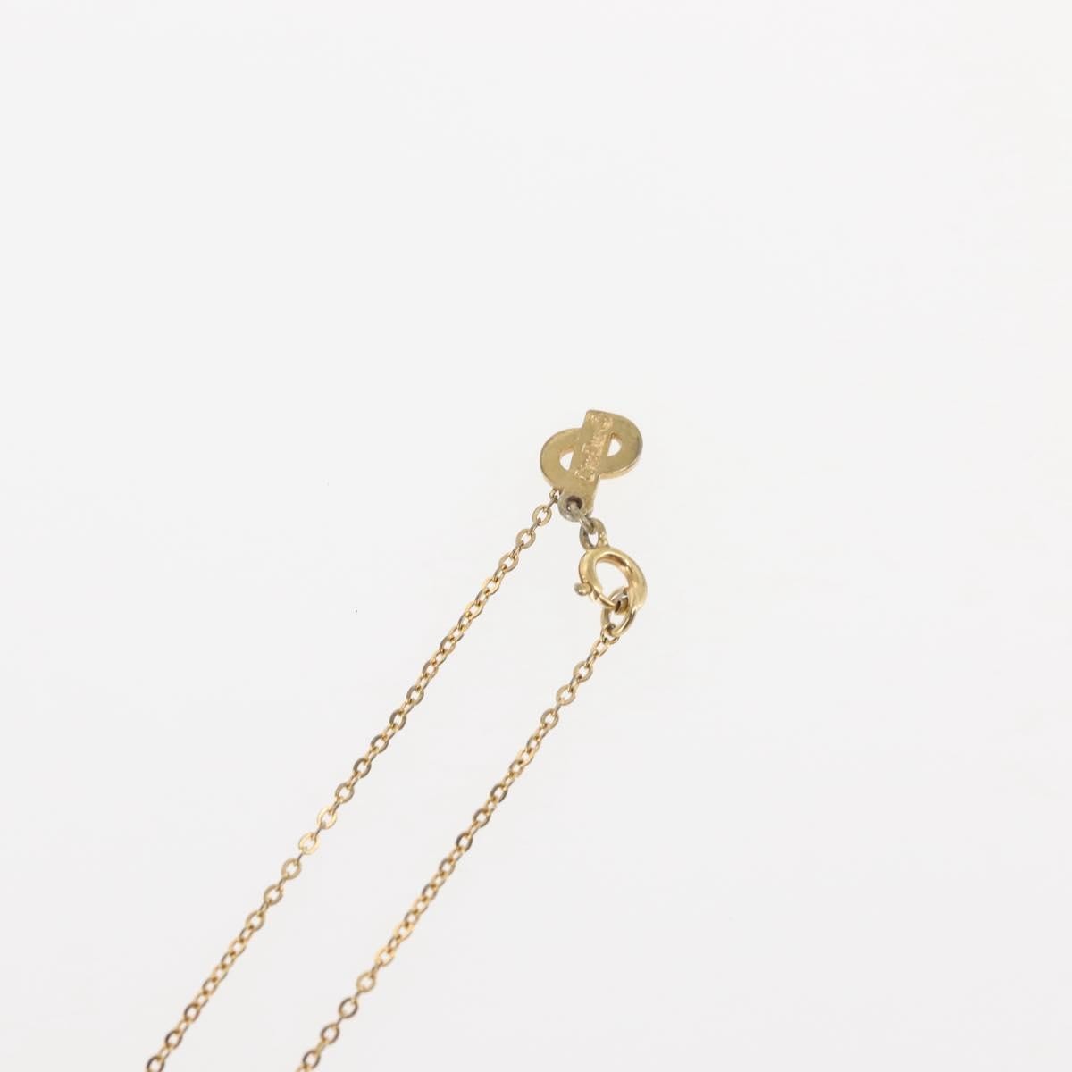 Christian Dior CD Pendant Necklace Gold-plated, GOLD, METAL, Necklace