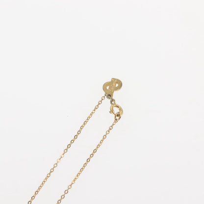 Christian Dior CD Pendant Necklace Gold-plated, GOLD, METAL, Necklace