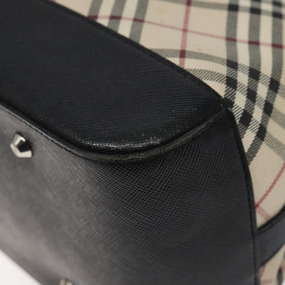 Burberry Nova Check Handbag Nova Check Canvas and leather, BEIGE, CANVAS, Handbag