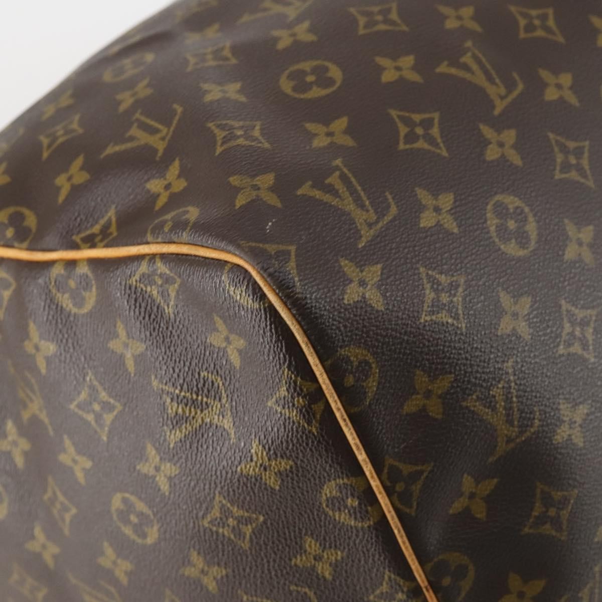 Louis Vuitton Keepall Bag Monogram Canvas, BROWN, CANVAS, Travel bag