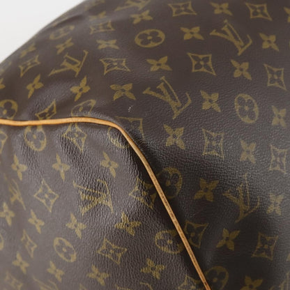 Louis Vuitton Keepall Bag Monogram Canvas, BROWN, CANVAS, Travel bag