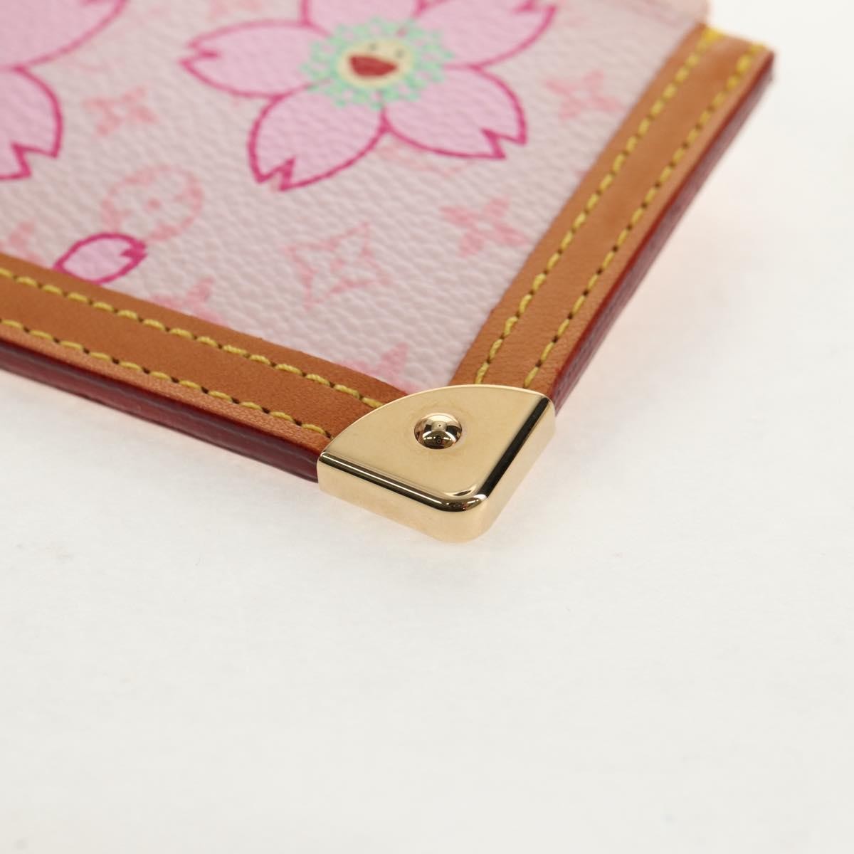 Louis Vuitton Pochette Cles Key Pouch Reverse Monogram Giant, PINK, CANVAS, Clutche & pouche