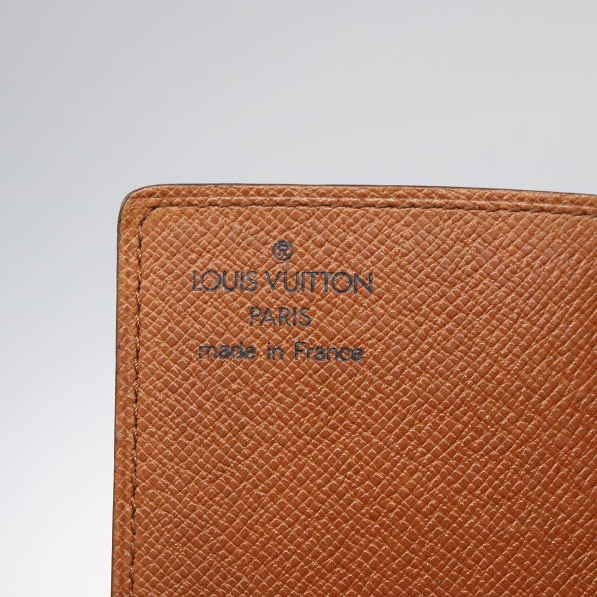 Louis Vuitton Porte Cartes Pression Card Case Monogram Canvas, BROWN, CANVAS, Card Holders