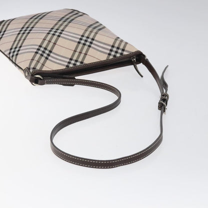 Burberry Nova Check Blue Label Canvas, BEIGE, CANVAS, Shoulder bag