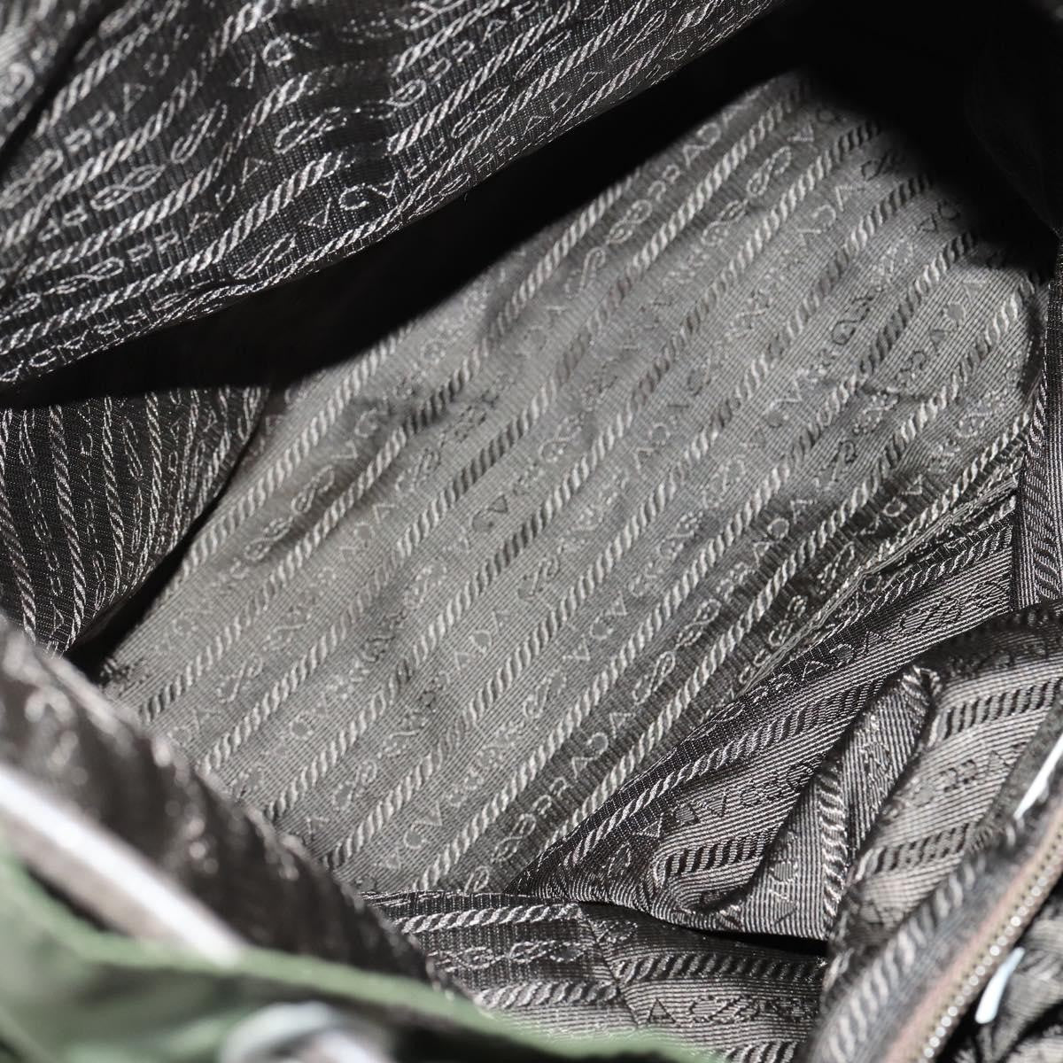 Prada Double Front Pocket Backpack Tessuto, KHAKI, NYLON, Backpack