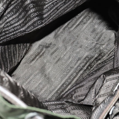 Prada Double Front Pocket Backpack Tessuto, KHAKI, NYLON, Backpack