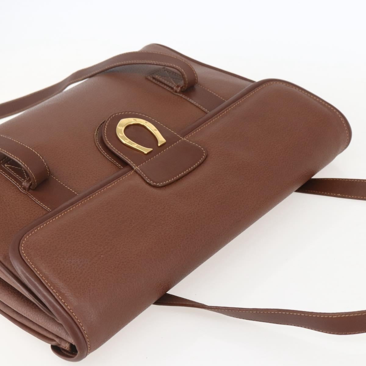 Gucci Vintage tote Leather, BROWN, LEATHER, Tote bag