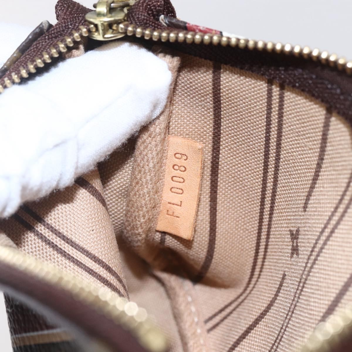 Louis Vuitton Mini pochette accessoire Limited edition Monogram canvas, BROWN, CANVAS, Accessory
