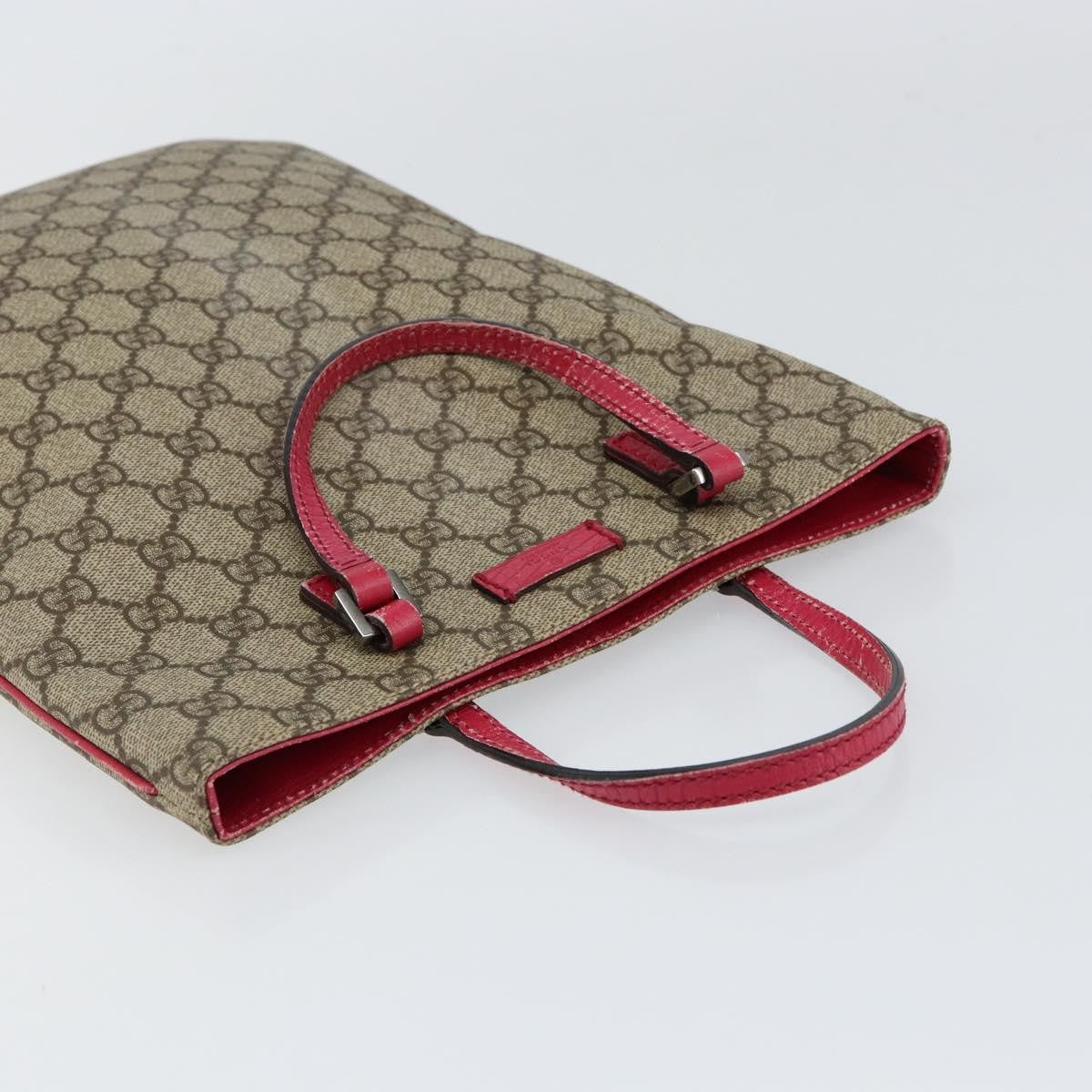 Gucci Joy Plus Flat Tote GG Coated Canvas, BEIGE, PVC, Tote bag