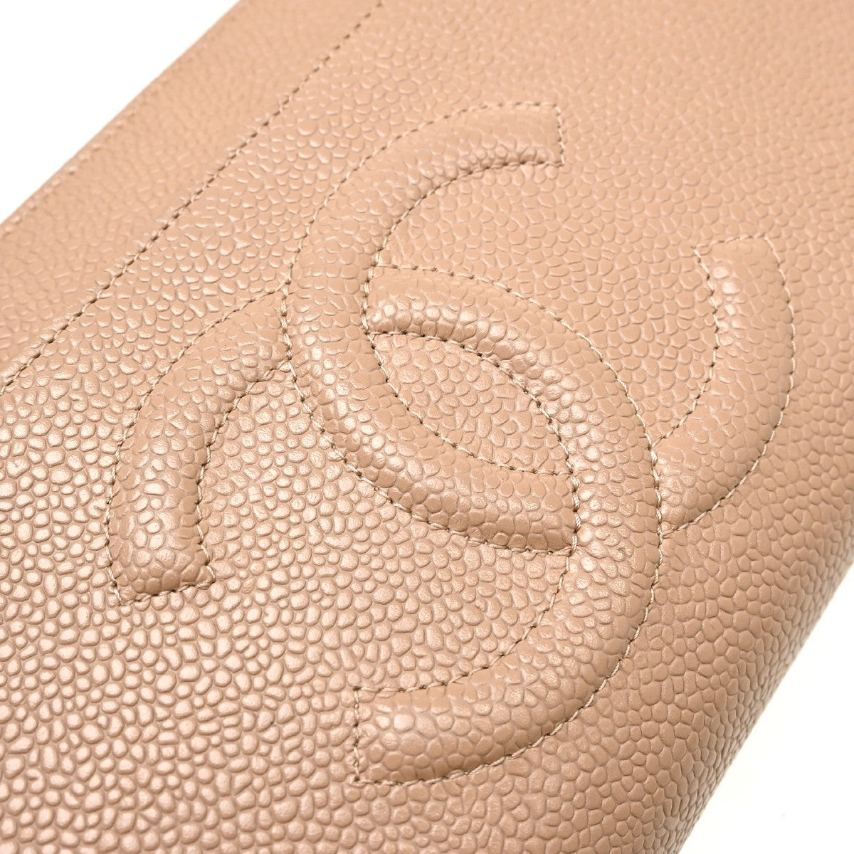 Chanel Logo Wallet on Chain Leather, Pink, Calfskin, Crossbody Bag
