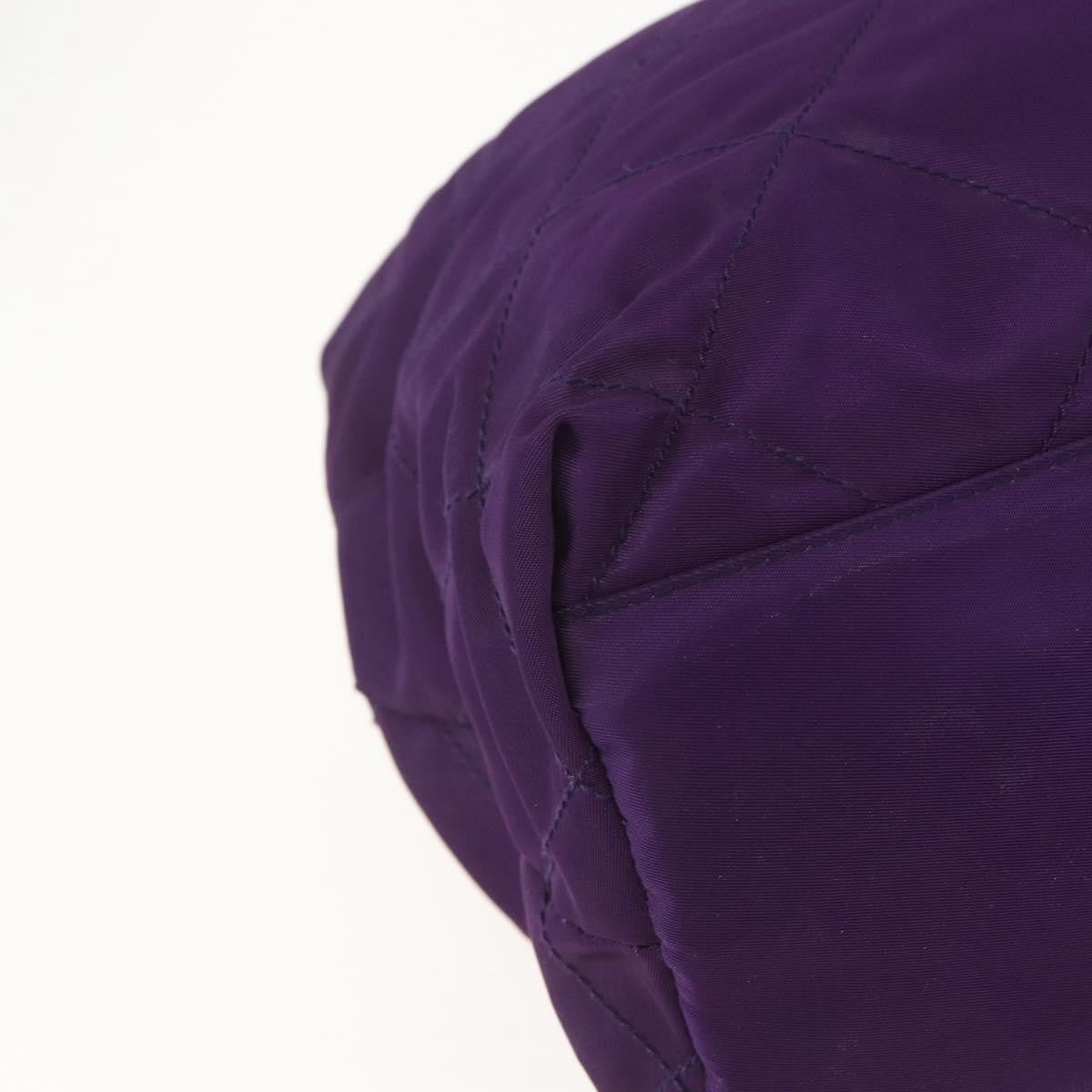 Prada Vintage Shoulder Bag Tessuto, PURPLE, NYLON, Shoulder bag