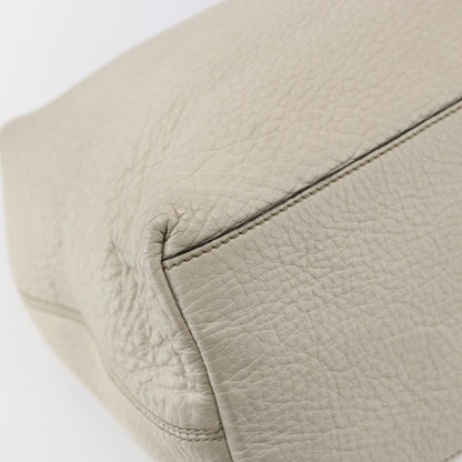 Gucci Soho Chain Strap Shoulder Bag Leather, WHITE, LEATHER, Shoulder bag