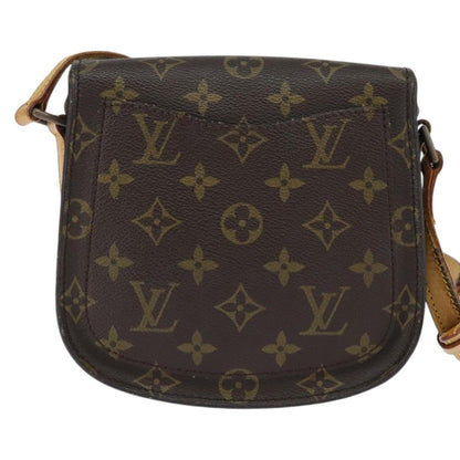 Louis Vuitton Saint Cloud Handbag Monogram Canvas, BROWN, CANVAS, Shoulder bag