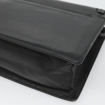 Loewe Anagram Clutch Bag Leather, BLACK, LEATHER, Clutche & pouche