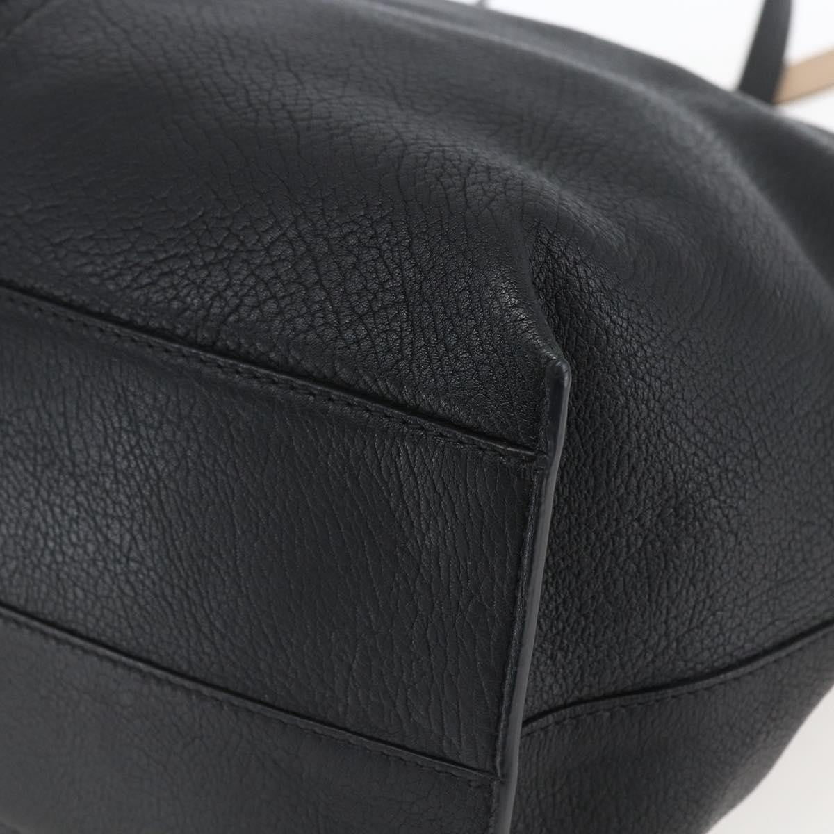 Chloe Keri Tote Leather, BLACK, LEATHER, Tote bag