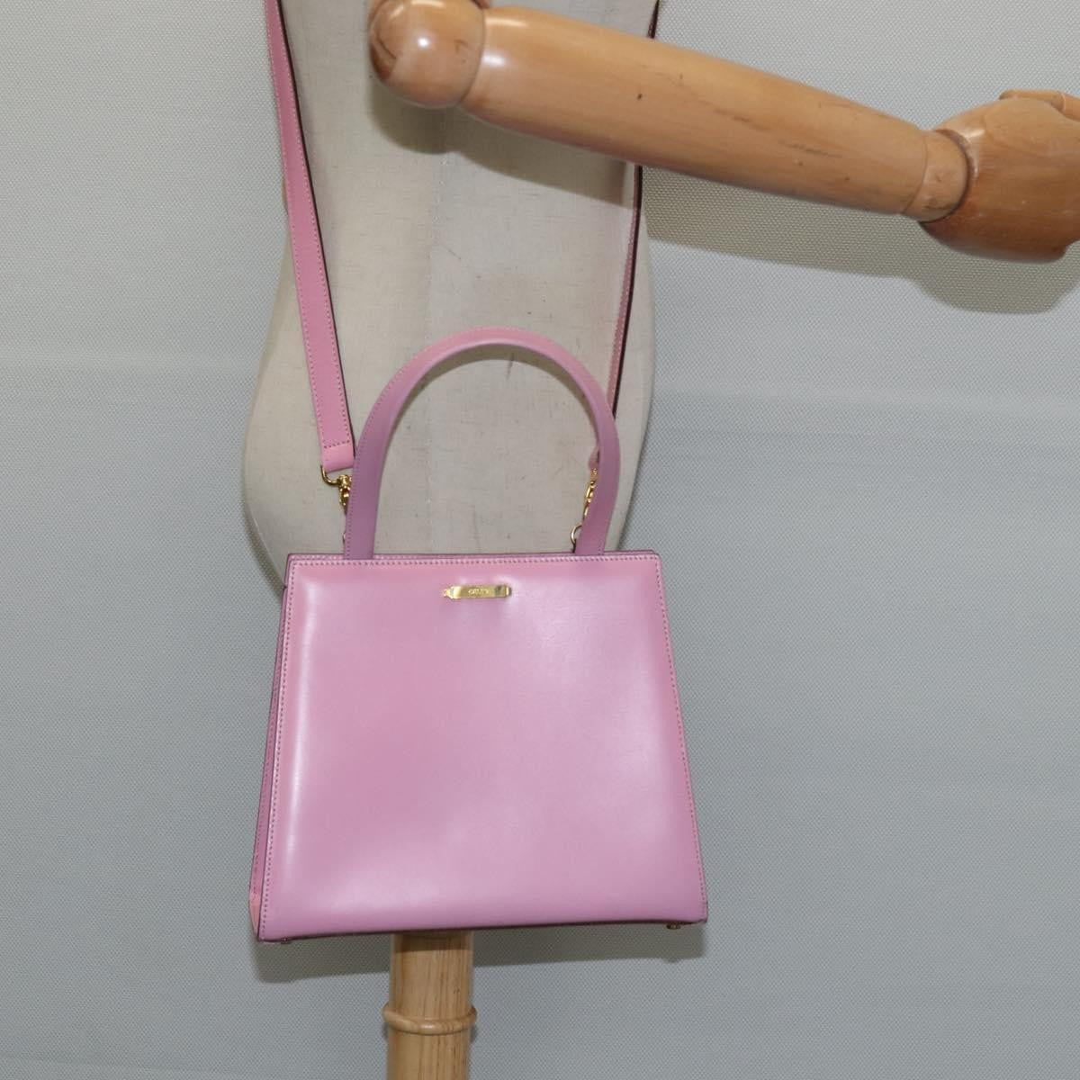 Celine Handbag Leather, PINK, LEATHER, Handbag