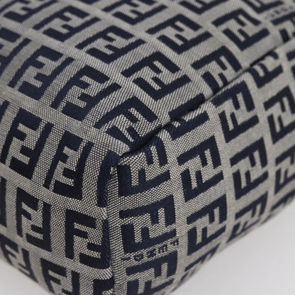 Fendi Vintage Top Handle Bag Zucchino, NAVY, CANVAS, Tote bag