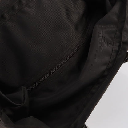 Gucci Vintage Bamboo Handle Tote Nylon, BROWN, NYLON, Tote bag