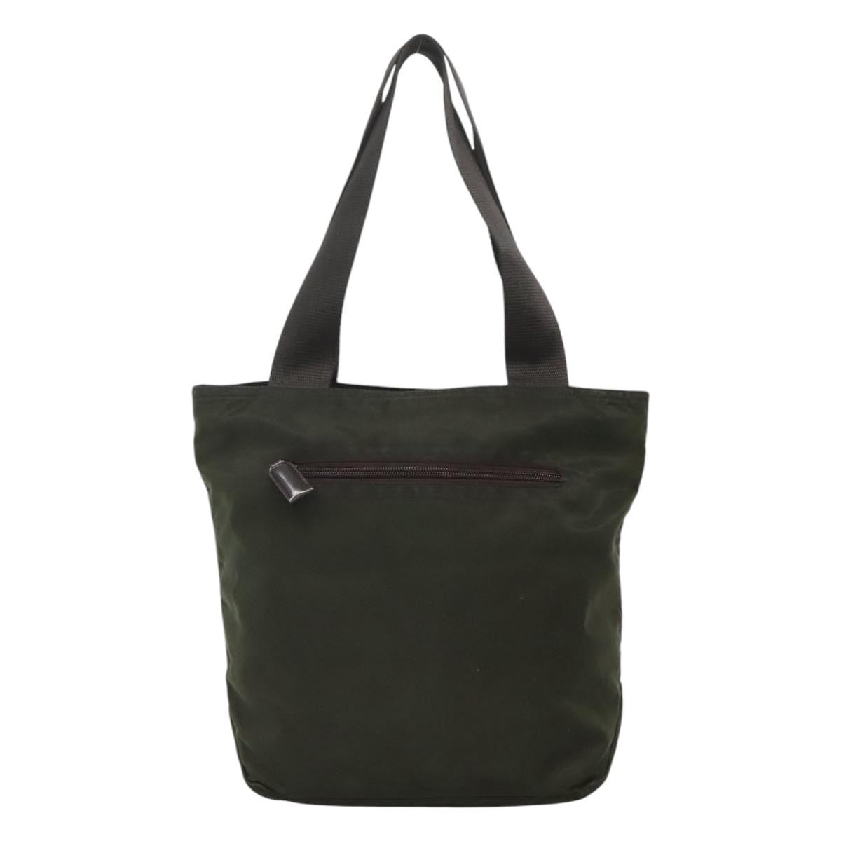 Prada Vintage Convertible Zip Tote Tessuto, KHAKI, NYLON, Tote bag