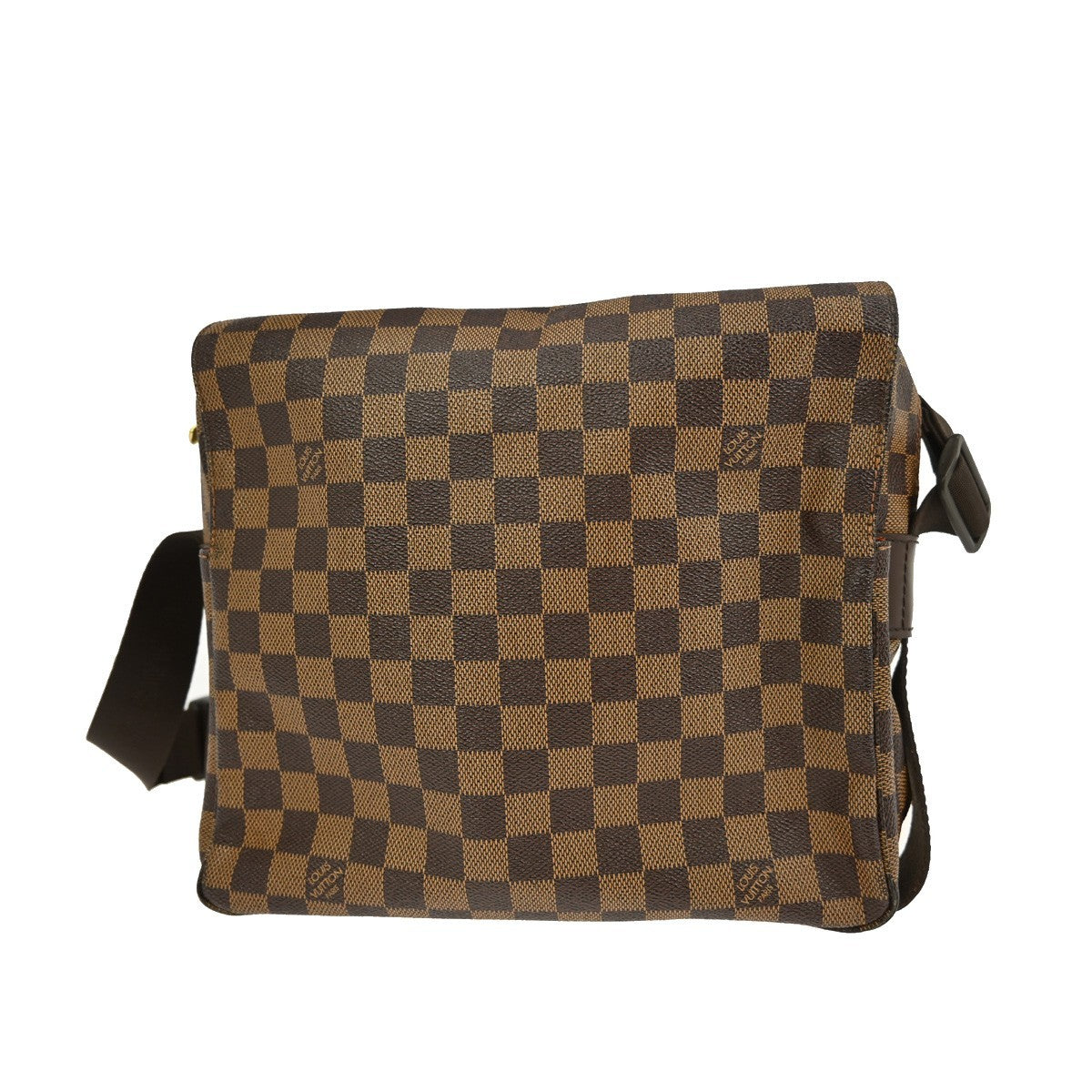 Louis Vuitton Naviglio Handbag Damier, BROWN, CANVAS, Shoulder bag