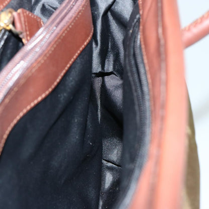 Celine Vintage Macadam Handbag Macadam, KHAKI, NYLON, Handbag