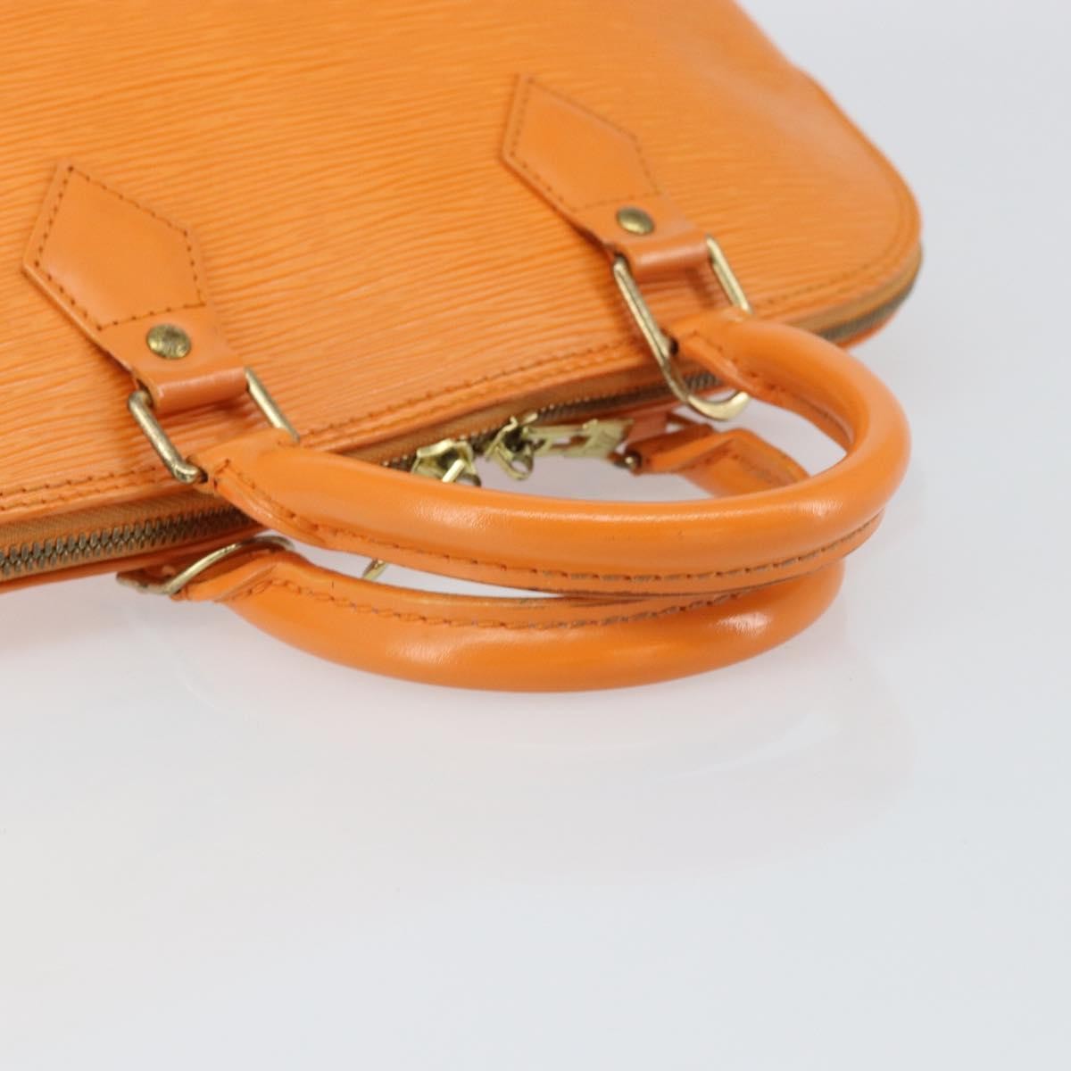 Louis Vuitton Vintage Alma Handbag Epi Leather, ORANGE, LEATHER, Handbag