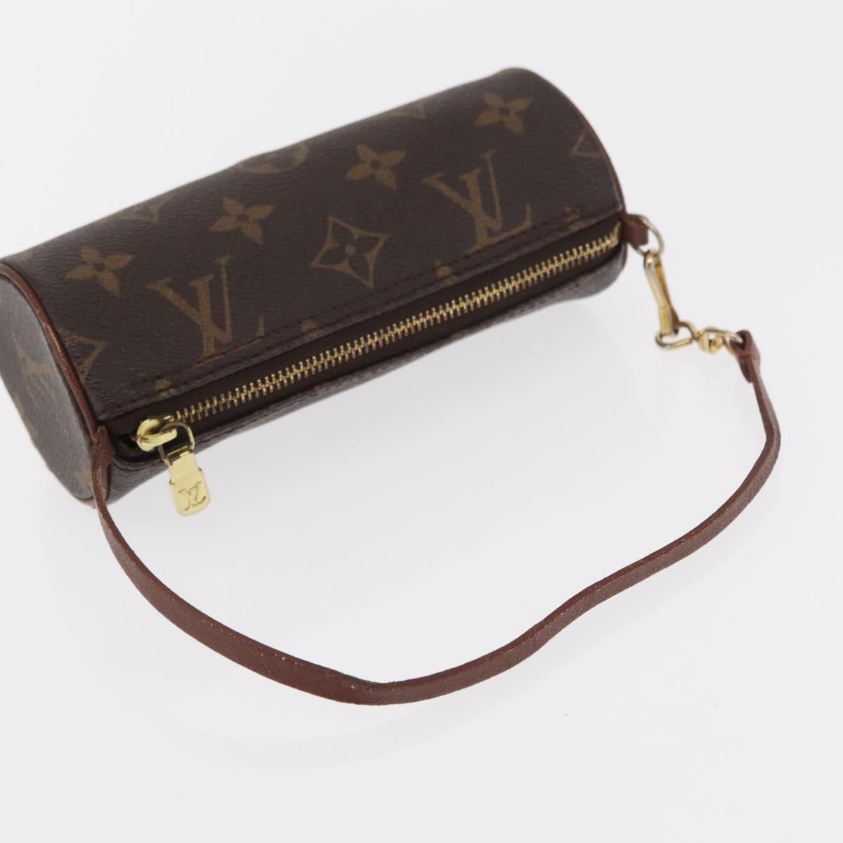 Louis Vuitton Papillon Pochette Monogram Canvas, BROWN, CANVAS, Clutche & pouche