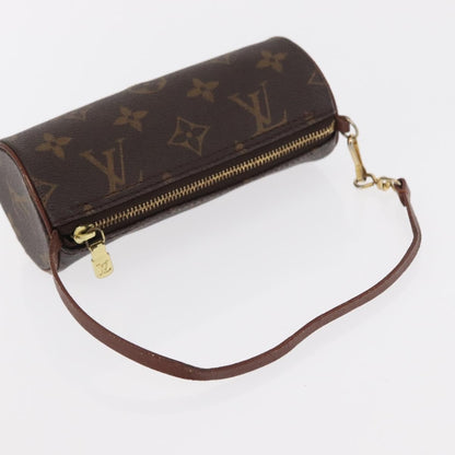 Louis Vuitton Papillon Pochette Monogram Canvas, BROWN, CANVAS, Clutche & pouche