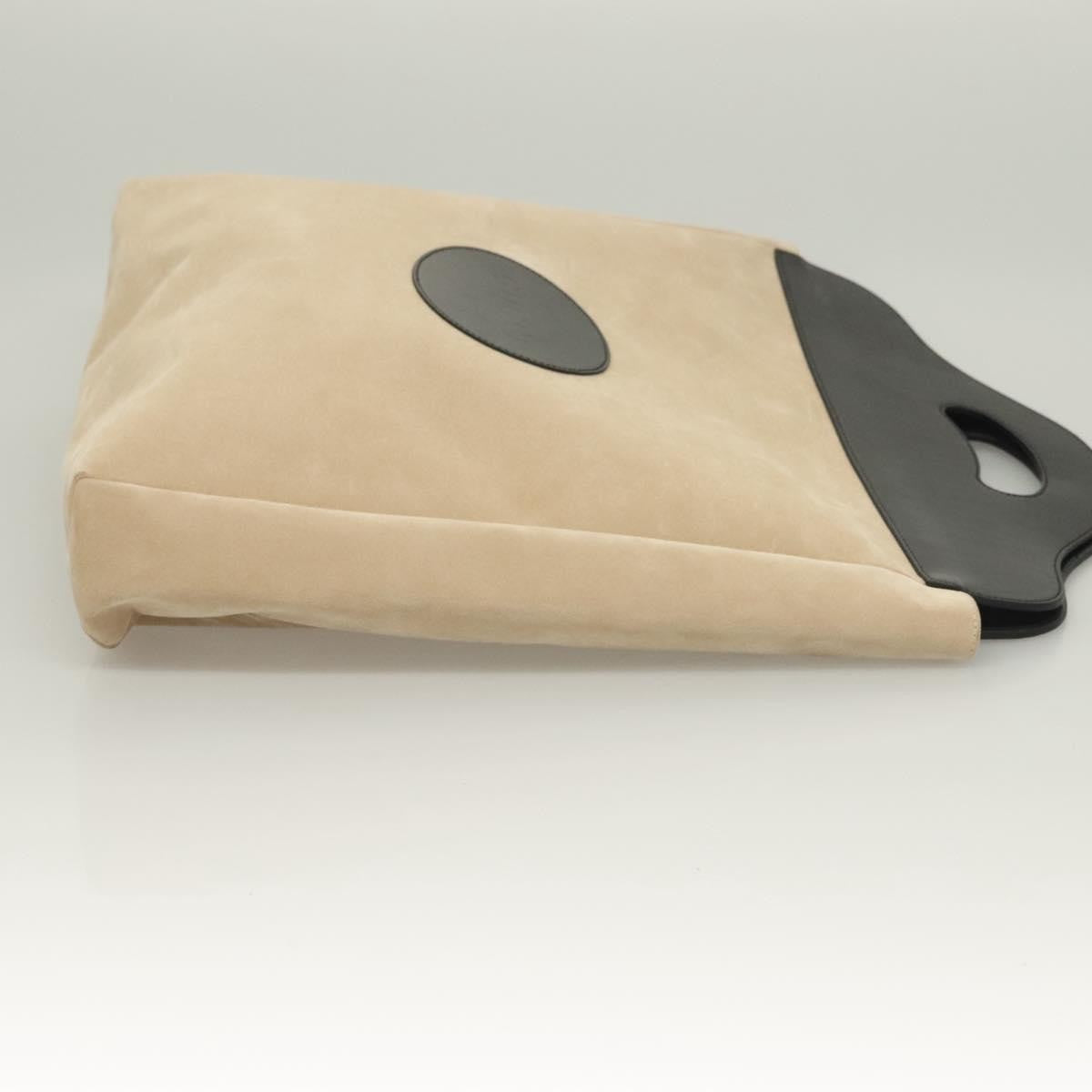 Gucci Vintage Handbag Suede, BEIGE, SUEDE, Handbag