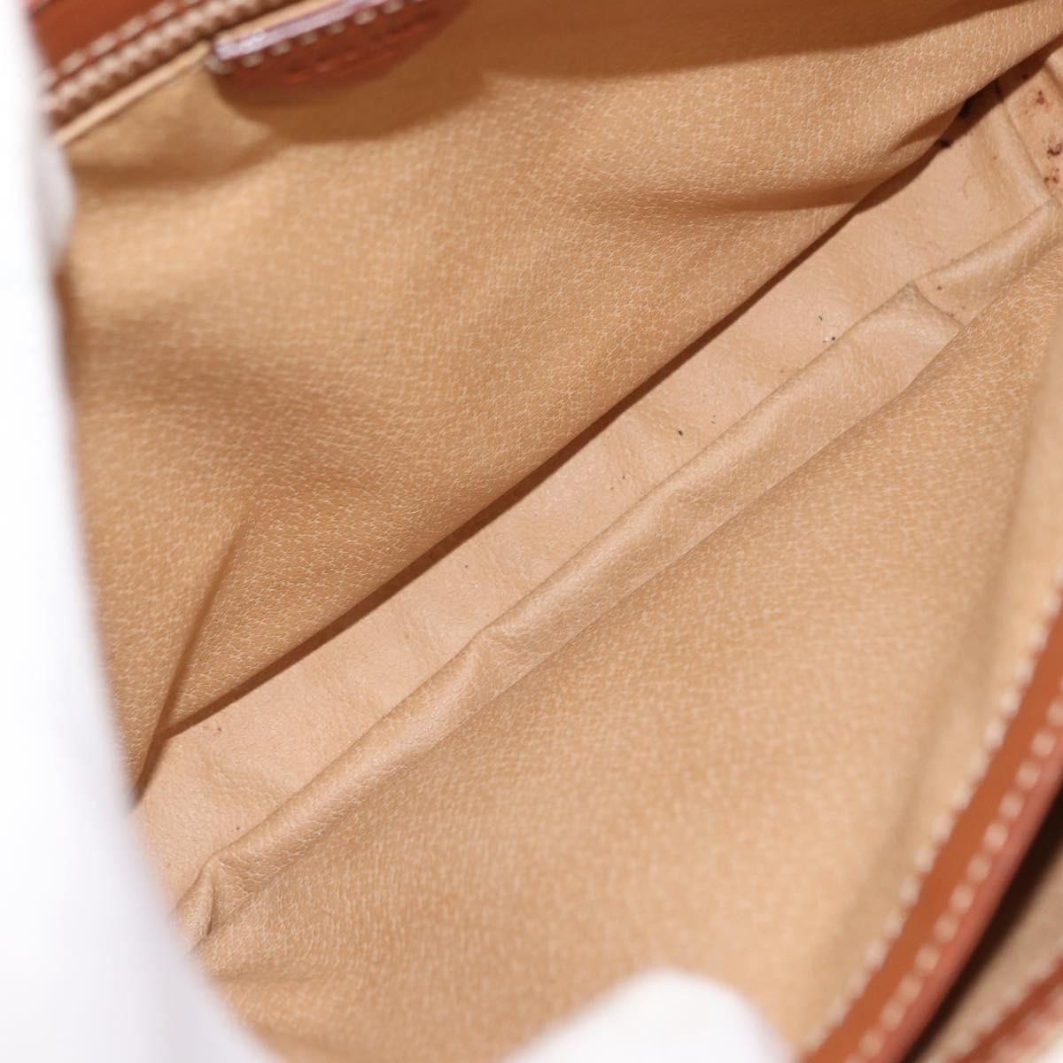 Celine Macadam Shoulder Bag PVC Leather, BEIGE, PVC, Shoulder bag