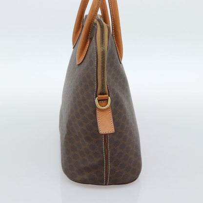 Celine Vintage Macadam Handbag Canvas, Brown, Canvas, Handbag