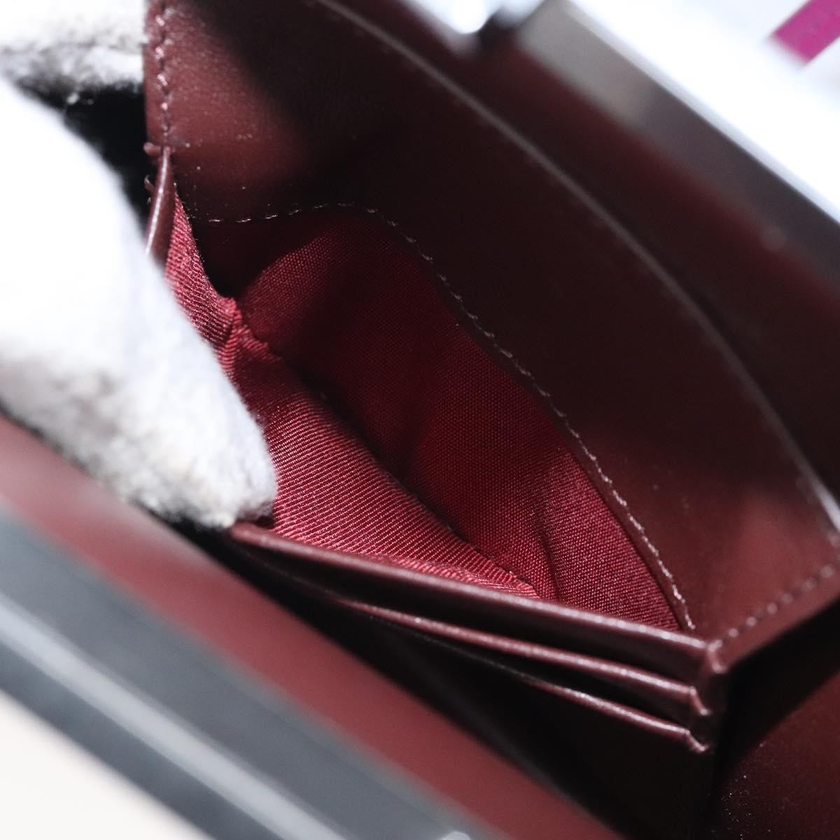 Celine Clasp Crossbody Bag Leather, PURPLE, LEATHER, Crossbody bag