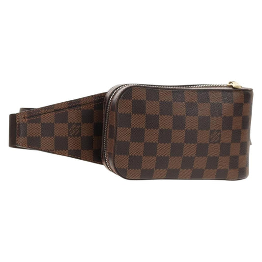 Louis Vuitton Geronimos Waist Bag Damier, BROWN, CANVAS, Travel bag