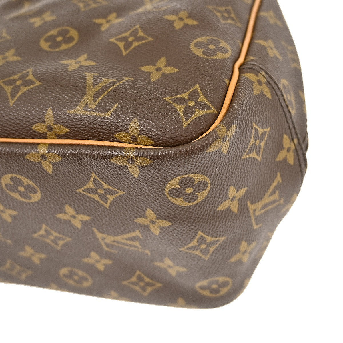 Louis Vuitton Deauville Handbag Monogram Canvas, BROWN, CANVAS, Handbag