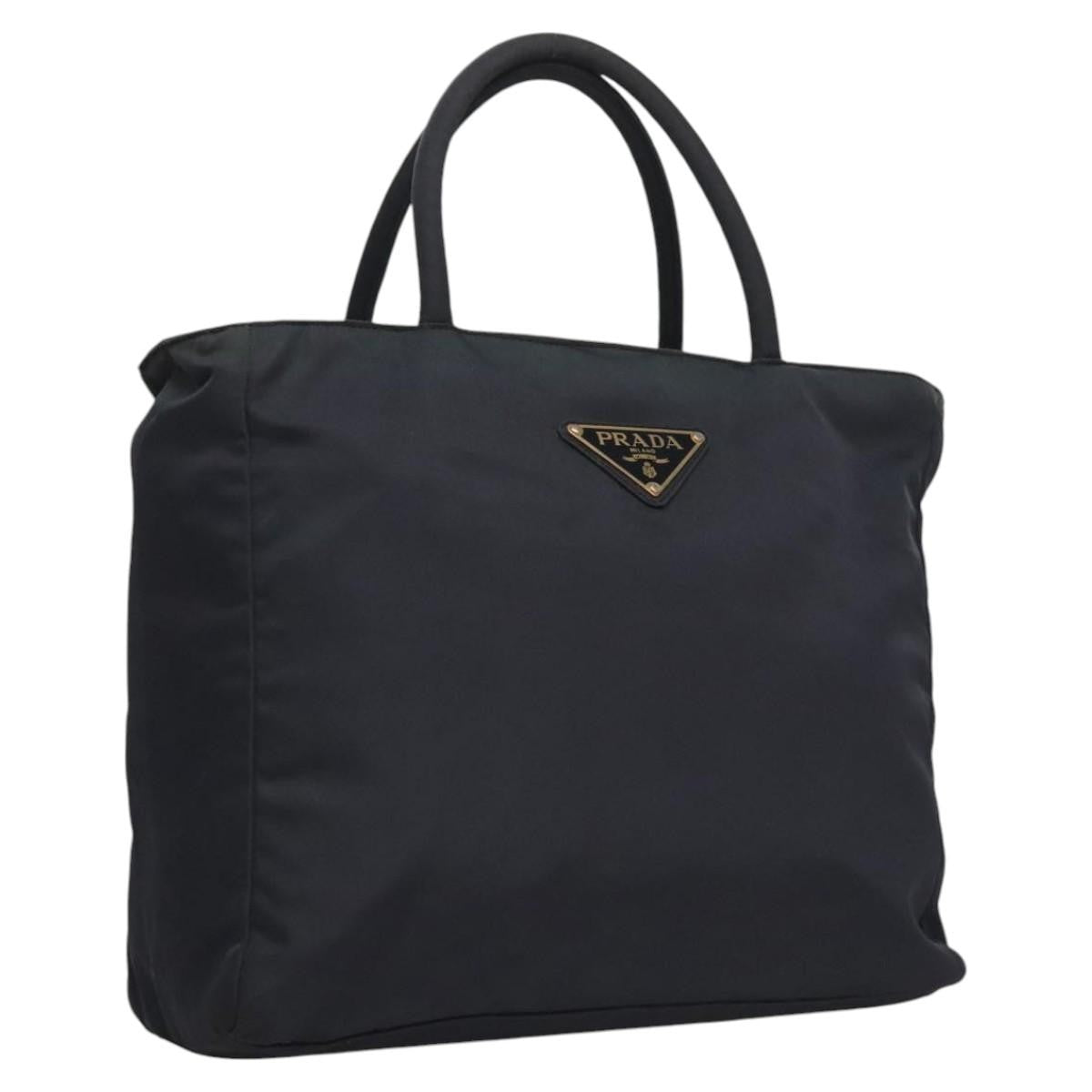 Prada Vintage Tote Tessuto, NAVY, NYLON, Tote bag