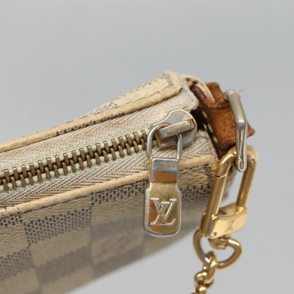 Louis Vuitton Eva Handbag Damier, WHITE, CANVAS, Shoulder bag