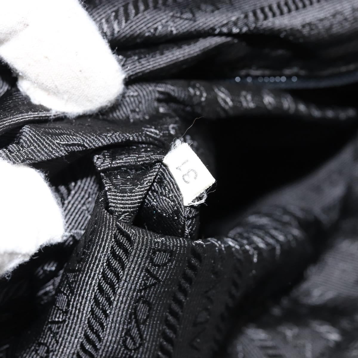 Prada Vintage Zip Tote Tessuto, BLACK, NYLON, Tote bag