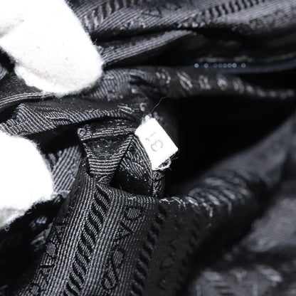 Prada Vintage Zip Tote Tessuto, BLACK, NYLON, Tote bag