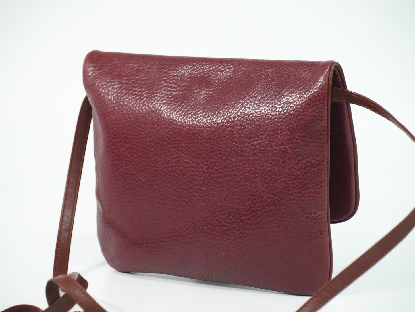 cartier Must de Cartier Shoulder Bag Leather, BURGUNDY, LEATHER, Shoulder bag