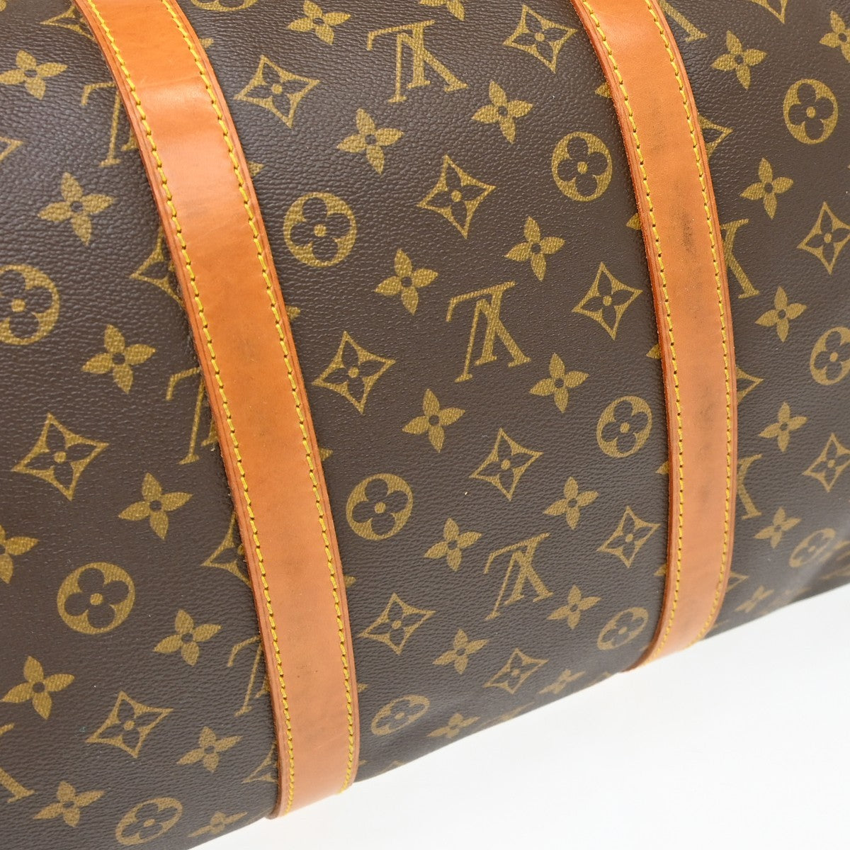 Louis Vuitton Keepall Bag Monogram Canvas, Brown, Canvas, Travel Bag