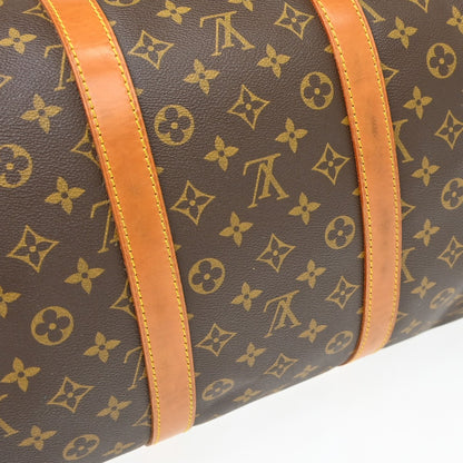Louis Vuitton Keepall Bag Monogram Canvas, Brown, Canvas, Travel Bag