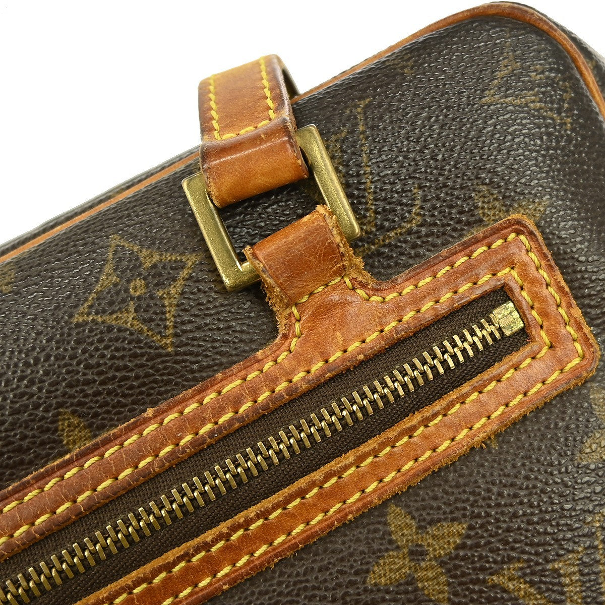 Louis Vuitton Cite Handbag Monogram Canvas, BROWN, CANVAS, Shoulder bag