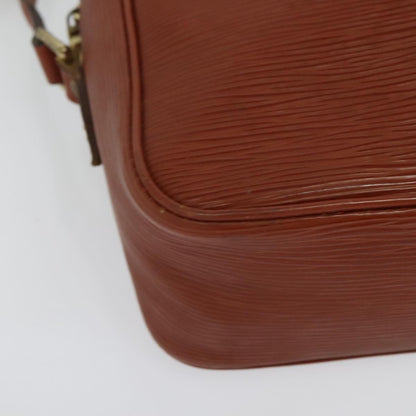 Louis Vuitton Trocadero Handbag Epi Leather, BROWN, LEATHER, Shoulder bag