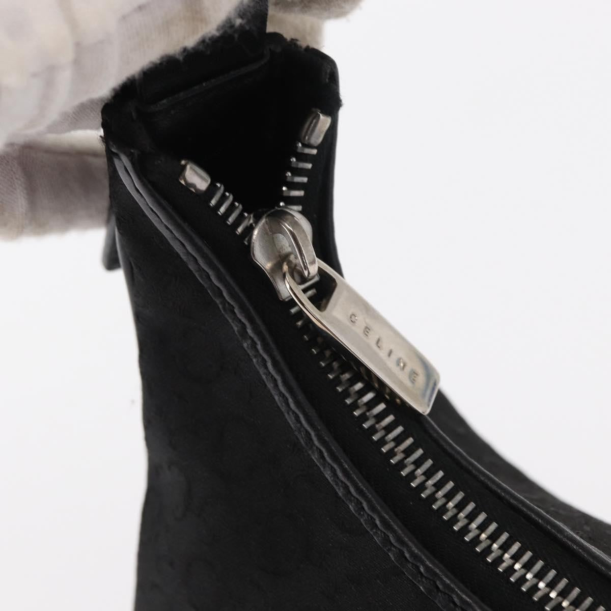 Celine Ava Bag Macadam canvas, BLACK, CANVAS, Handbag