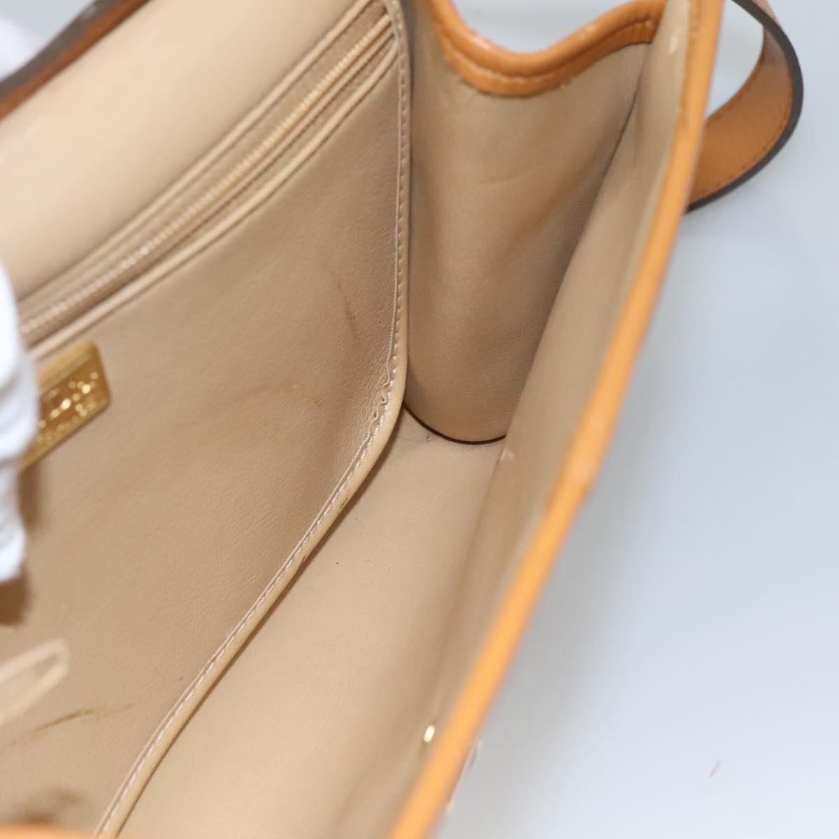 Christian Dior CD Shoulder bag Leather, BEIGE, LEATHER, Shoulder bag