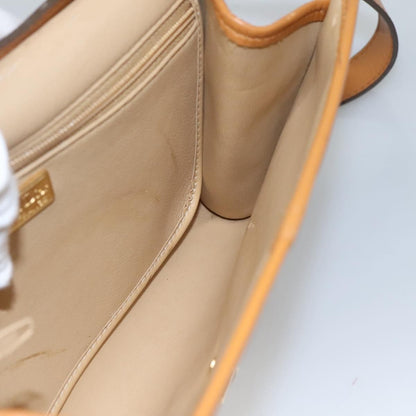 Christian Dior CD Shoulder bag Leather, BEIGE, LEATHER, Shoulder bag