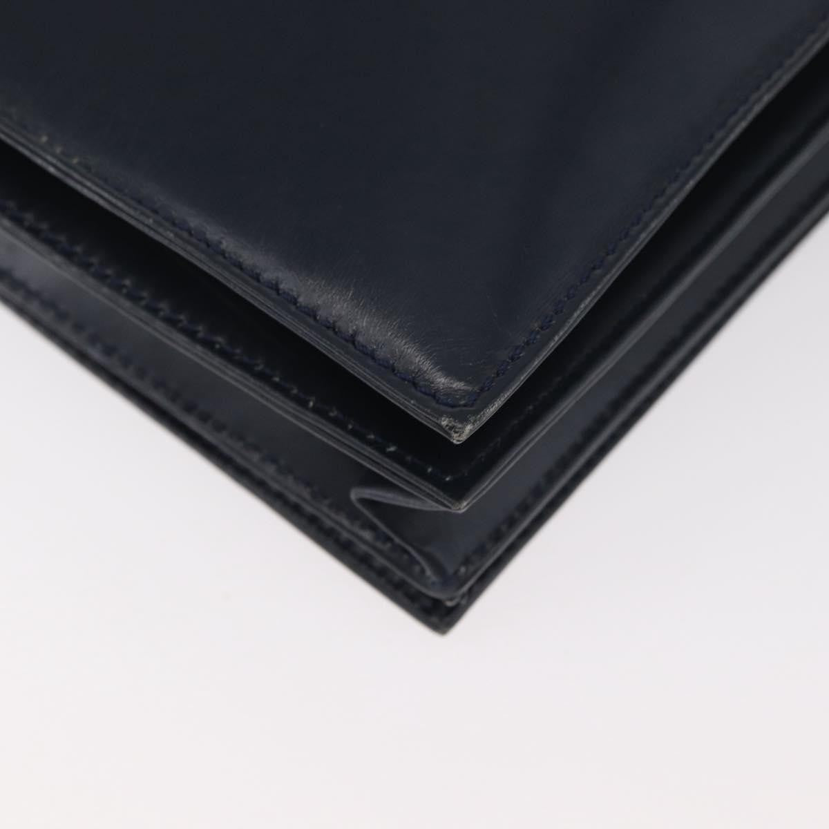 Loewe Anagram Shoulder Bag Leather, Navy, Leather, Shoulder Bag