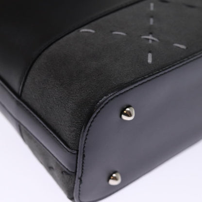 Burberry Vintage Shoulder Bag Leather, BLACK, LEATHER, Shoulder bag